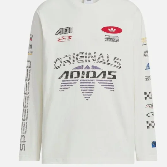 Adidas Originals Mens SS25 Moto Long Sleeve Tee